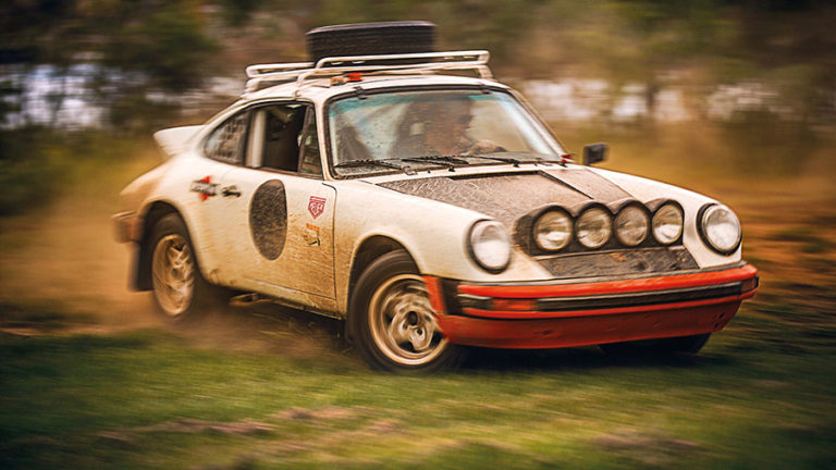 Getting 'Slideways' in a Powerful Porsche 911 SC Rally car